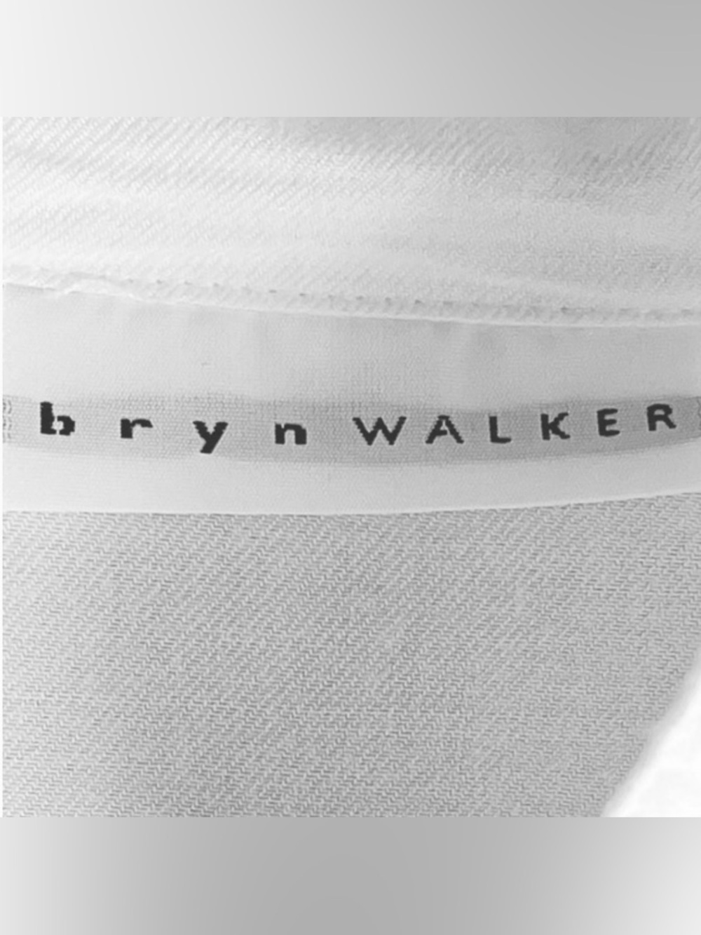 BRYN WALKER LAGENLOOK DANUTA JACKET WHITE BUTTON DOWN BLOUSY SHIRT SZ S - Picture 3 of 4